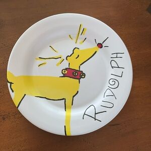 Pottery Barn Kids 4 melamine dinner plates